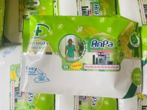 [HCM] Gói Khăn ướt lau bếp đa năng 50 tờ/khăn ướt đa năng Anpa
