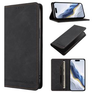 RFID Blocking Flip Leather Wallet Phone Case For iPhone 18 Pro Max 17 Air 16 Plus 15 14 Card Holder Kickstand Magnetic Cover Shockproof TPU Inner Shell