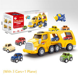 Truck Toys Carrier Truck Transport Construction Vehicles Toys Gift for 3 4 5 6 7 Year Old Boys Girls Kids Toy Cars for Toddlers