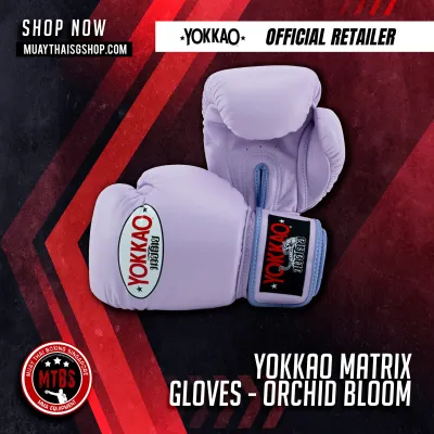 [SG Official Retail] Yokkao Muay Thai Boxing Gloves - Matrix Series (Orchid Bloom)