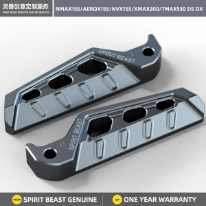 Spirit Beast L6 NMAX155 Rear Pedal Suitable for Yamaha Xmax 300 Motorcycle Rear Pedal Tmax 530 Dx Rotary Pedal Aerox 155 Non-Slip Rear Pedal