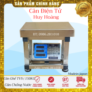 Cân điện tử tính tiền cân ghế  TVS-150kg- chống nước dùng cho cân hàng hóahải sảnkho xưởng.bảo hành 24 tháng