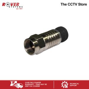 ENDURA Type F Connector RG6 Compression Type for CCTV Pack of 10pcs