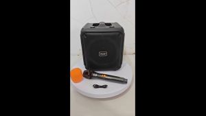 BTS-1935 6.5" bluetooth speaker stereo system sound with Professional Karaoke wireless Mic BTS KTS