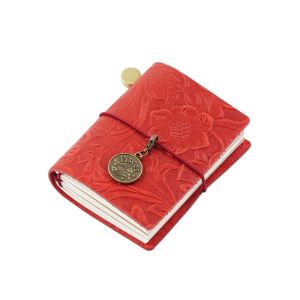 FUTUI Sketching Cowhide Cover Sketchbook Writing Handmade Traveler Notebook Portable DIY Diary Notebook Diary Gift