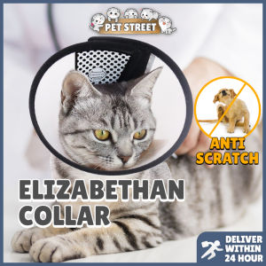 Pet Head Cover Protective Collar Elizabeth Collar Cat Dog Neck Protection Cover Soft Elizabethan Medical Anti Lick Anti Scratch Neck Cone Anti Bite Surgery Wound Heal 伊丽莎白宠物保护项圈