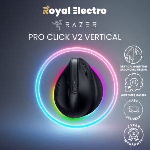 Razer Pro Click V2 Wireless Productivity Mouse Vertical Edition