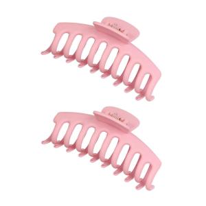 4 Pack Big Hair Claw Clips Nonslip Large Claw Clip for Women and Girls HairStrong Hold Grips Hair Accessories 4 Inch Pink)