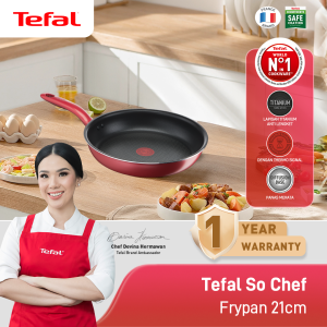 Tefal So Chef Frypan 21cm Wajan Anti Lengket
