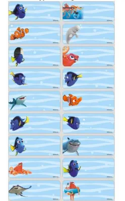 (48labels/set) Waterproof Personalized Name Large Label Sticker