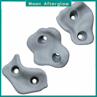 Moon Afterglow Kids Climbing Stone Set Durable Climbing Wall Handles Rock Climbing Supplies with Fastening Screws for Activity Gym