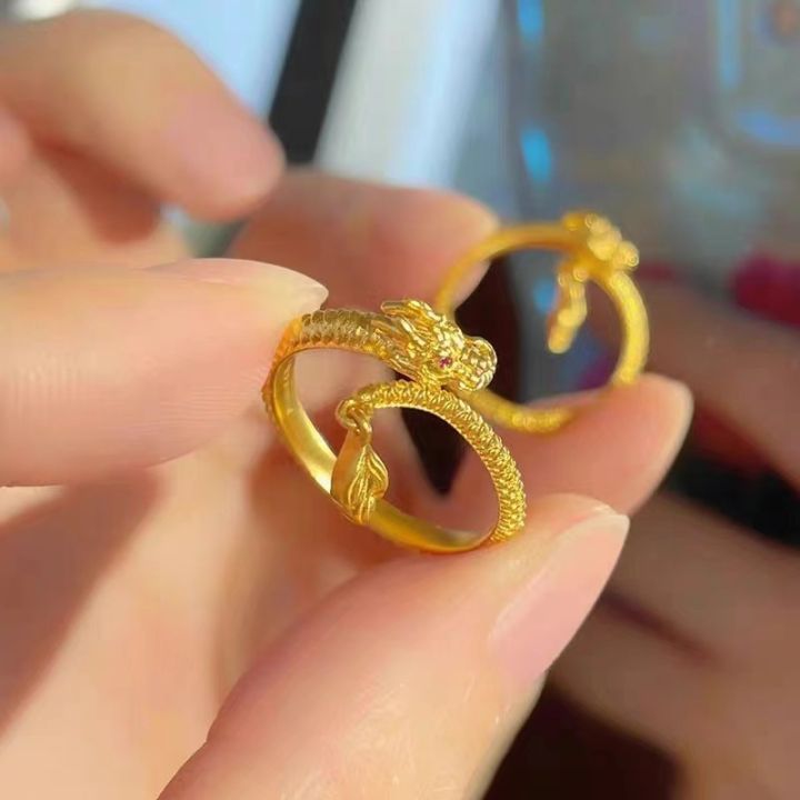 Gold sale charm ring