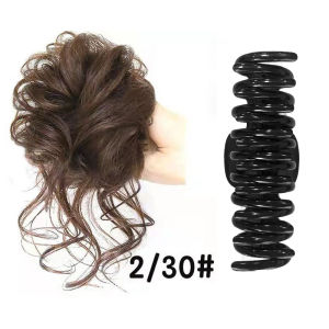 Marble Head Wig Noble Thousand Gold Simulation Hair Dragon Beard Chicken Hair Scratch Clip Disc Hair Package Star With The Same Wig