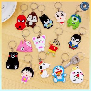 [PK01] Một MÓC KHÓA nhựa dẻo hoạt hình dễ thương nhiều mẫu mã may mắn - L2M
