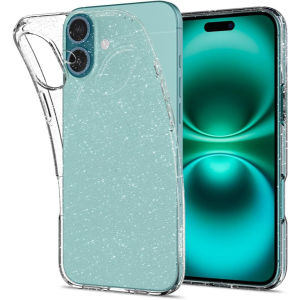 Spigen iPhone 16 Case 6.1" Liquid Crystal Glitter Casing Sparkle Design Slim Protection iPhone 16 Cover iPhone Case