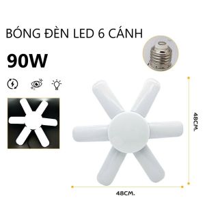 Đèn LED Siêu Sáng Đèn LED Xếp Gọn Đa Năng 6 Cánh Tiết Kiệm Điện