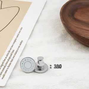 My Natural Removable Jeans Waist Stapless Metal Button可调节纽扣