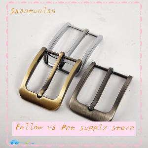 🎁【Special price】🎁Sha หัวเข็มขัดสังกะสีแบบลำลองสำหรับผู้ชายหัวเข็มขัดแบบหมุดครึ่ง1ชิ้น35มม. 1ชิ้น