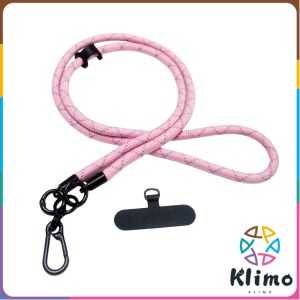 Klimo 120cm Universal Crossbody Phone Lanyards for Cell Phone Hanging Cord Strap Safety Anti-Lost