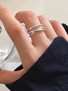 Cincin Minimalis✨冷淡风开口戒指 Minimalist Open Ring 轻奢不规则个性设计 Korean Style Fashion Jewelry Adjustable Ring