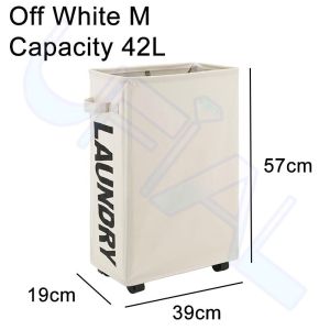 Foldable Laundry Basket with Wheels Laundry Hamper with Handle Waterproof Dirty Clothes Basket Organizer Large Capacity