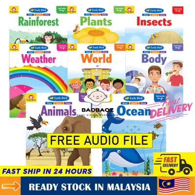 Evan-Moor Early Bird Workbook Series (8 books) Early Learning Books for Children