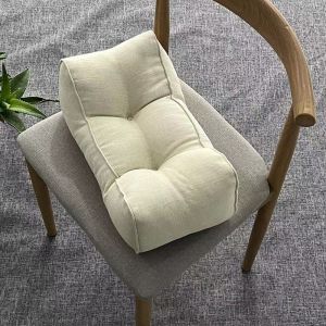 Warm Cabin.my Lumbar Support Cushion Linen Back Pillow Kerusi Office Car Breathable Home Use