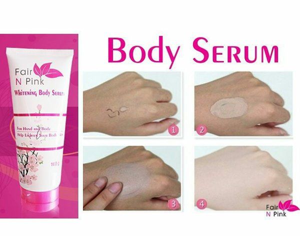 Fair n Pink Whitening Body Serum 160ML Original 100 BPOM Asli