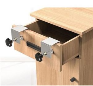 Bộ 4 Kẹp Chống Dậy Ngăn Kéo Tủ Áo Chất Liệu Nhôm Đa Năng