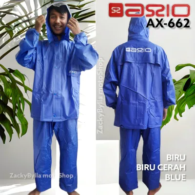 Jas Hujan AXIO Rubber AX-662 Full Karet Press Anti Rembes Tebal dan Kuat