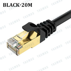 Cat6e Ethernet Cable 50 ft Shielded Indoor&Outdoor High Speed Direct Burial Network Wire In Wall&Weatherproof RJ45 Cable