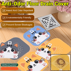 Anti-Odor Floor Drain Cover Thicken Silicone Floor Drain Insect-proof Sewer Pipe Sink Floor Drain Filter Cover
