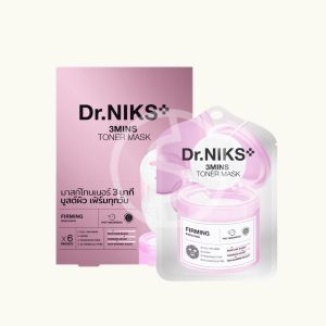 [Dolla] [กล่อง x6] มิกส์ ทรีมินิกส์โทนเนอร์มาสก์ Dr.Niks 3Mins Toner Mask 20ml