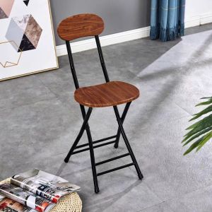 Ghế Xếp Gấp Gọn Đa Năng Ghế Gỗ Ngồi Ăn Uống Cafe Làm Việc Tiện Lợi Khung Thép Chắc Chắn