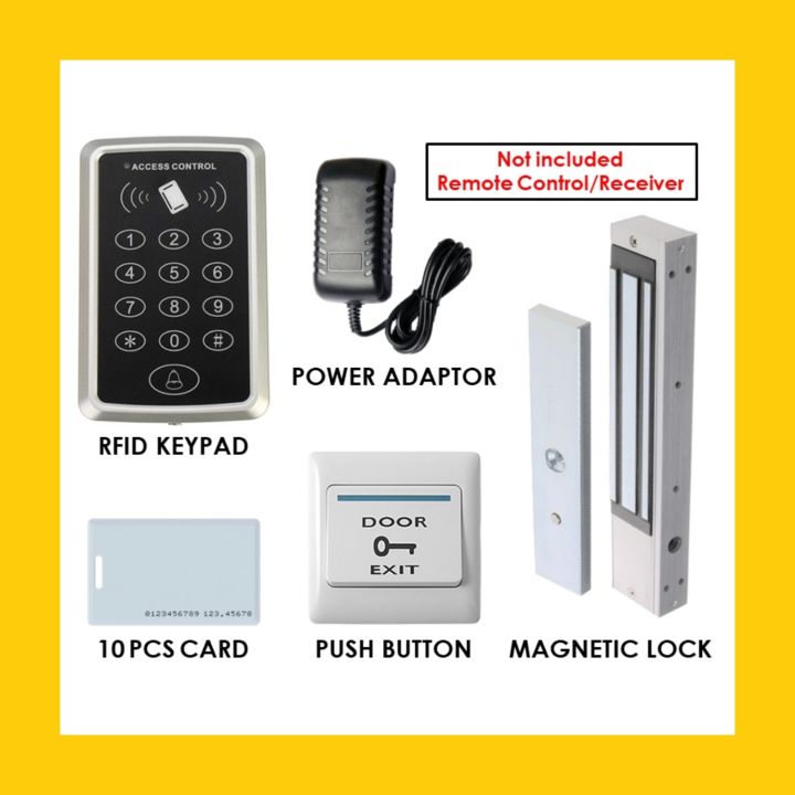 RFID Door Access Control System With Electric 280KG Magnetic Lock *Set ...