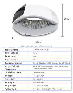 VÒM ÁNH SÁNG - Led Light Facial Therapy - CẢM ỨNG PDT DEVOIR HÀN QUỐC- Omega Light 7 màu