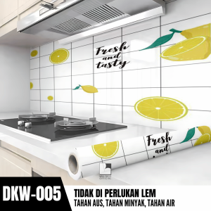Wallpaper Dinding Motif Batu Marmer Dapur & Kamar Mandi Glossy Stiker Wallpaper Marble Murah 3M WD4