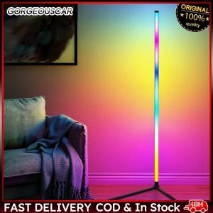 RGB Corner Floor Lamp with Music Sync LED Corner Lamp App & Remote Control for Bedroom Living Room Gaming Room