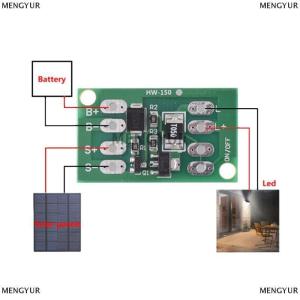 [COD] MENGYUR Automatic Solar Panel LED Lamp Control Switch Battery Charger Charging Controller Module