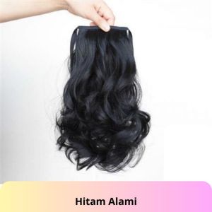 Hair clip poni pony tail ponitail korea curly tali 45 cm dan 55 cm / Rambut Palsu Belakang / Extension Rambut SH AG01