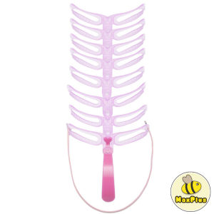 MaxPlus Eyebrow Tool Set 8 shapes Magic Handle Eyebrow Card Eye Brow Class Makeup Tools