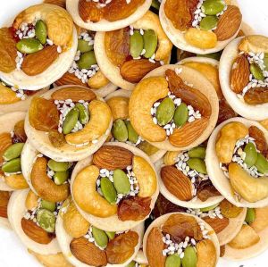 Bánh đồng tiền hạt dinh dưỡng (thơm ngon- có video) {Khối lượng tịnh không tính bao bì}