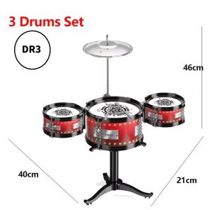 HOMIEE Musical Drum Toy Jazz T Drum Chair Drumstick Kids Early Learning Budak Mainan Boy Girl