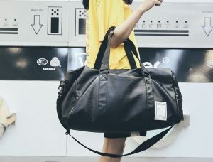 TÚI ĐEO CHÉO NAM NỮ TÚI XÁCH DU LỊCH DA CỠ LỚN CAO CẤP CÓ NGĂN ĐỰNG GIÀY RIÊNG BOBAG CHẤT DA CHỐNG THẤM NƯỚC