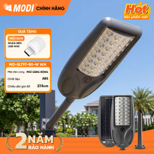 Đèn Liền Thể Bề Mặt Cong MODI SOLAR Siêu Sáng Độ Sáng Cao Chống Nước IP65 Ngoài Trời
