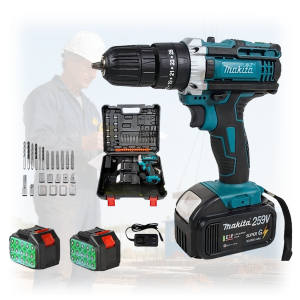 Cordless Drill Heavy Duty – Makita Original Japan 13mm Brushless with Carrying Case