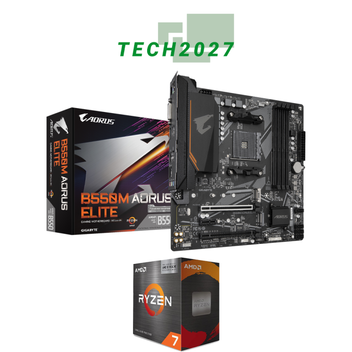 AMD Ryzen 7 5700X3D 3 GHz EightCore AM4 Processor with GIGABYTE B550M