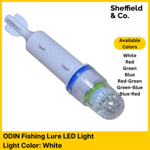 ODIN Electronic Fishing LED Light Torpedo Type (White/Red/Green/Blue/Red-Green/Green-Blue/Blue-Red) Fishing Gear