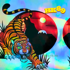 Decal hình Hổ trăng - Decal trang trí xe tải 3 lớp chống nắng mưa (SL: 1 đôi)