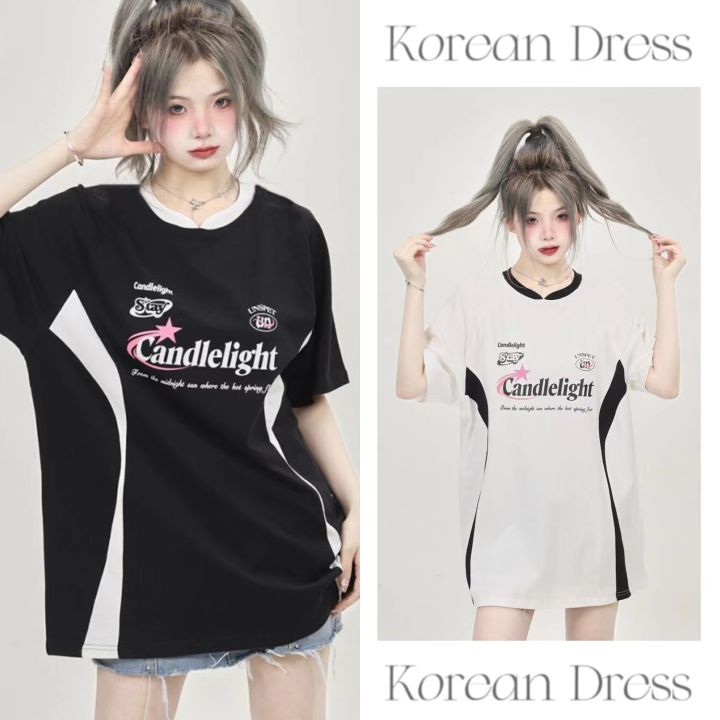Korean Black&White Grid Dress SD02448